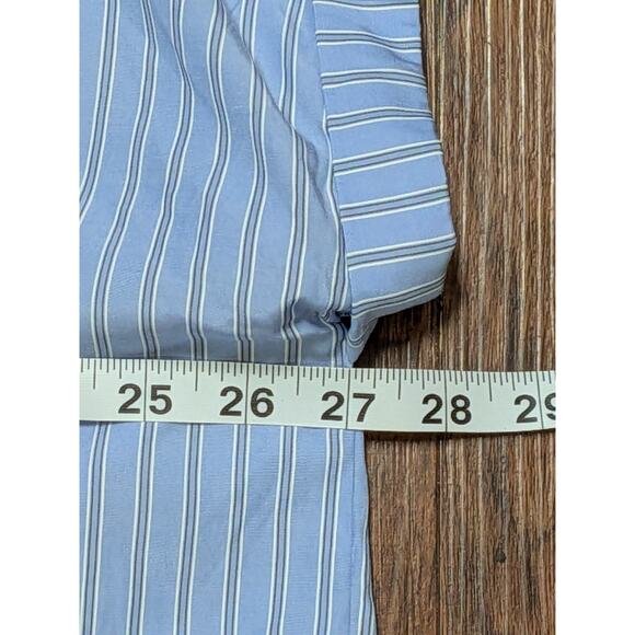 Tuckernuck 2 Piece Short Set Cornflower Blue Striped Beachy Coastal Sz 3XL - Picture 7 of 11